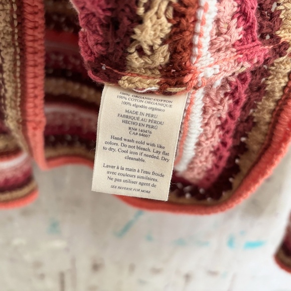 Faherty Beach Bonfire Crochet Hoodie - Picture 6 of 7